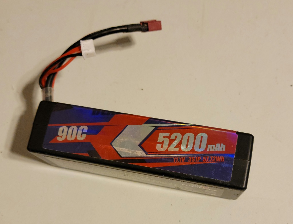 Black Rockoo 3S 5200mAh 90C LiPo Battery